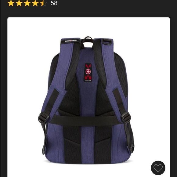New With Tags Swissgear Navy 18" Laptop backpack - Picture 3 of 12